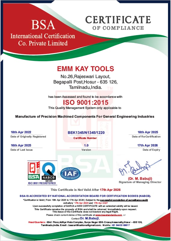 ISO Certification